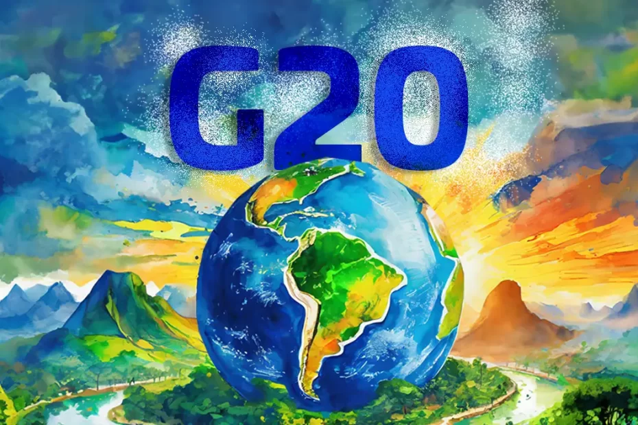 estudantes cobertura do G20