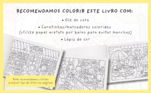 Do dia para a noite (Day to night) – Livro de colorir oficial Bobbie Goods