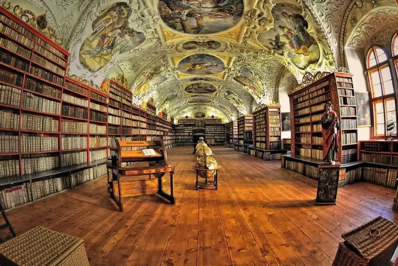 Biblioteca do Mosteiro de Strahov de Praga – Que mistérios esconde essa instituição milenar
